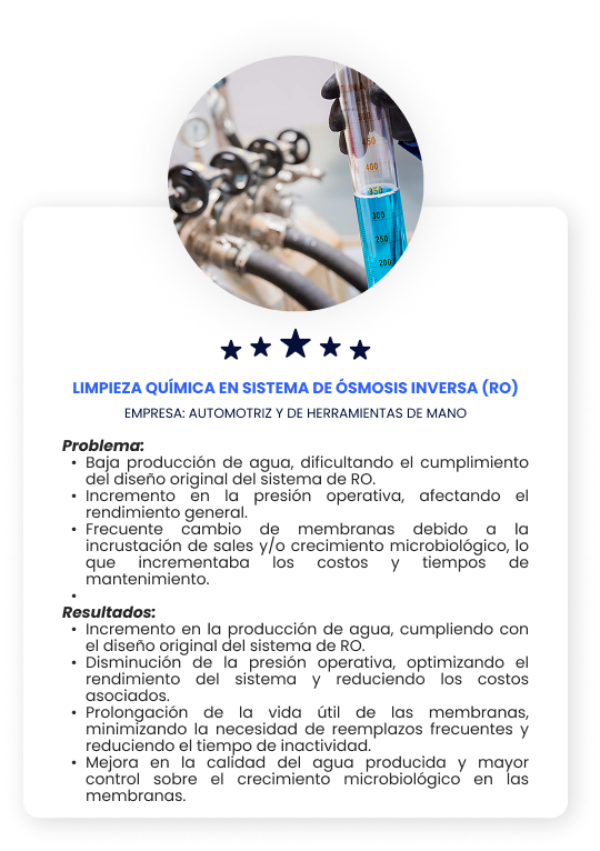 Osmosis Inversa .Casos de éxito