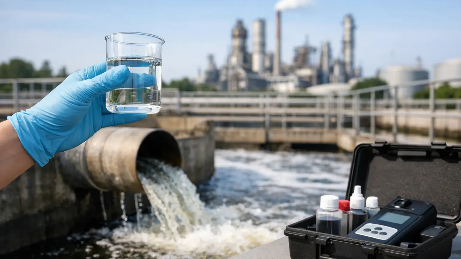 Cumplimiento ambiental en efluentes industriales