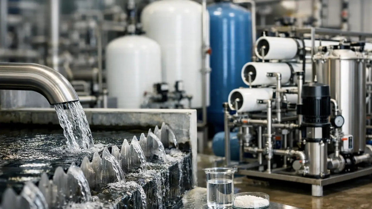 Guía de pretratamiento para agua de proceso