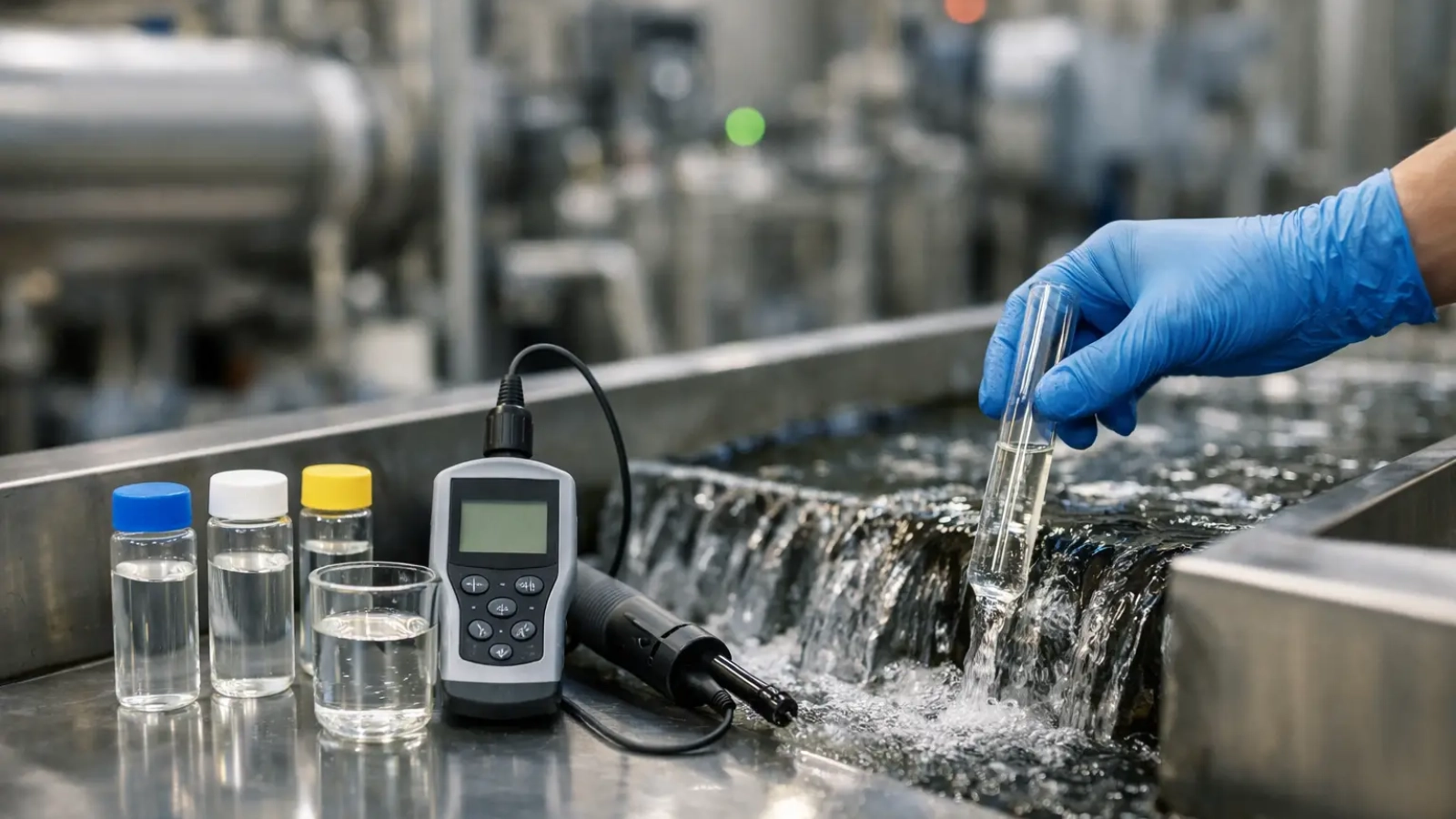 Qué parámetros medir en agua industrial