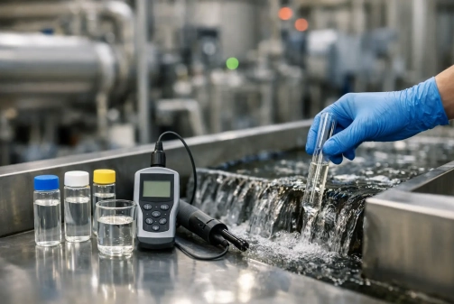 Qué parámetros medir en agua industrial