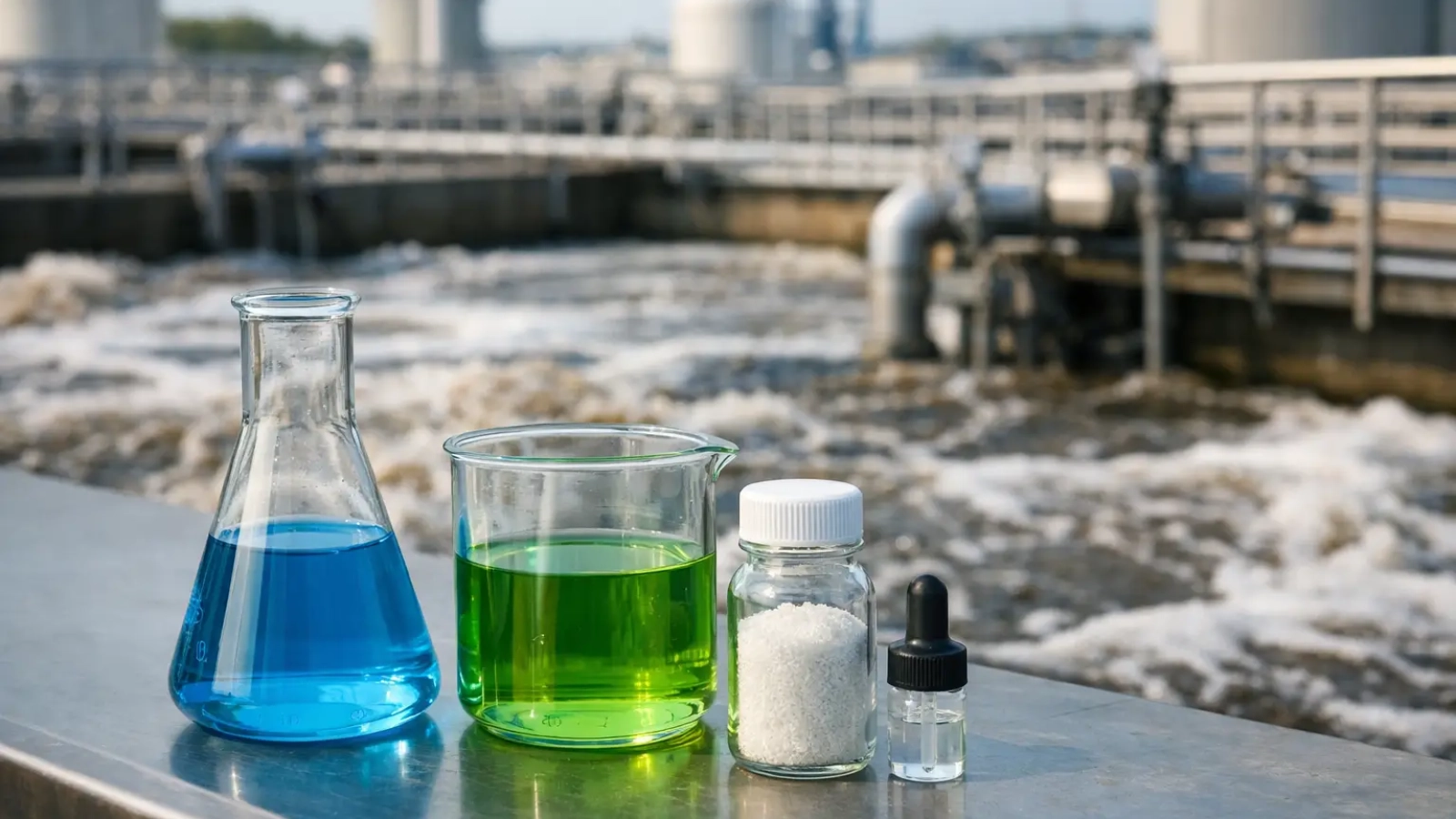 Reactivos para tratamiento de efluentes industriales