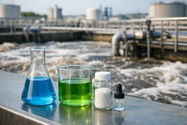 Reactivos para tratamiento de efluentes industriales
