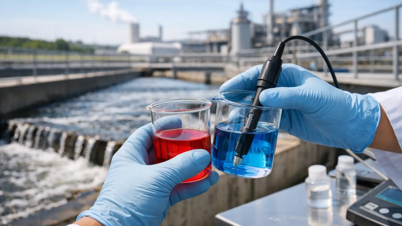 Cómo estabilizar pH en efluentes industriales