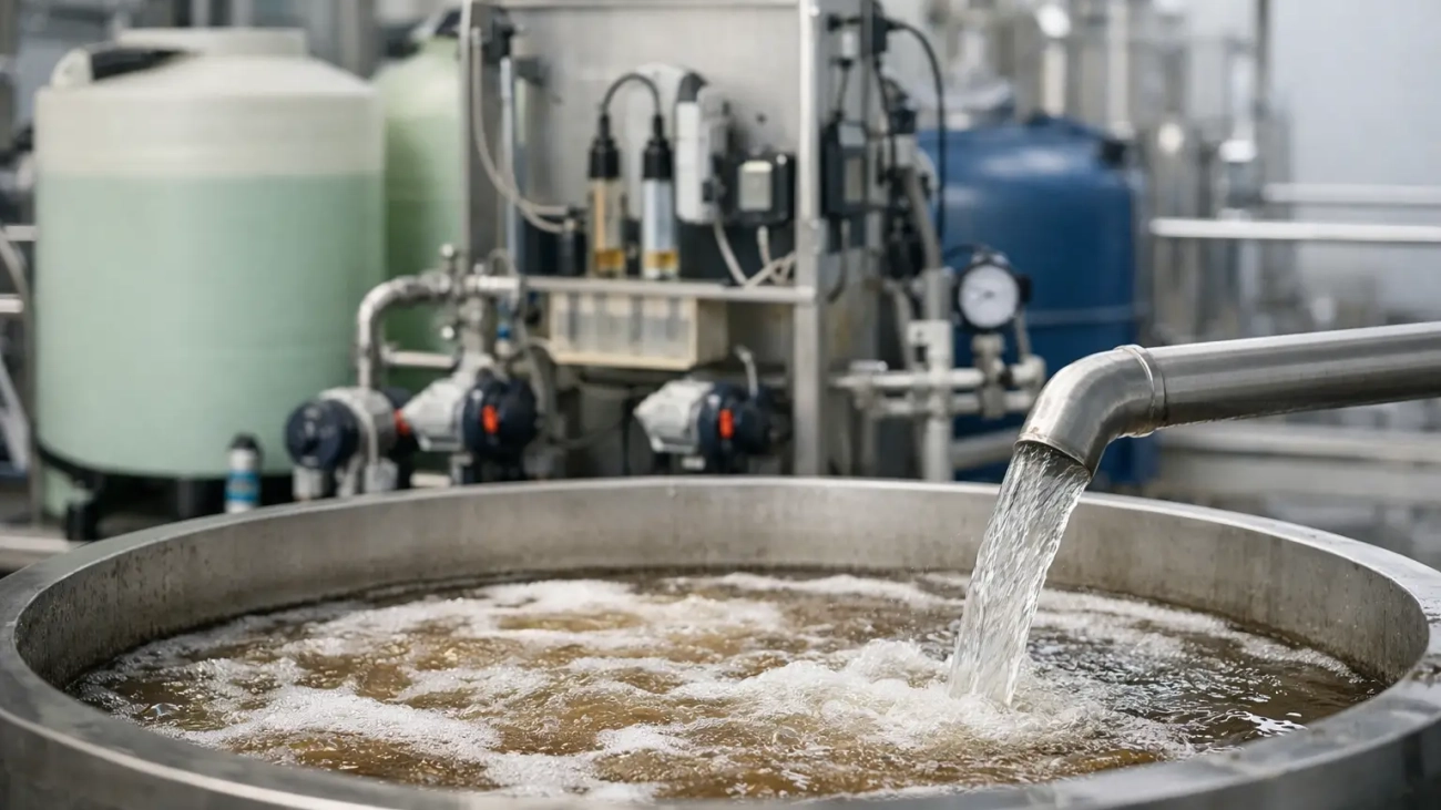 Neutralización de aguas residuales en industria