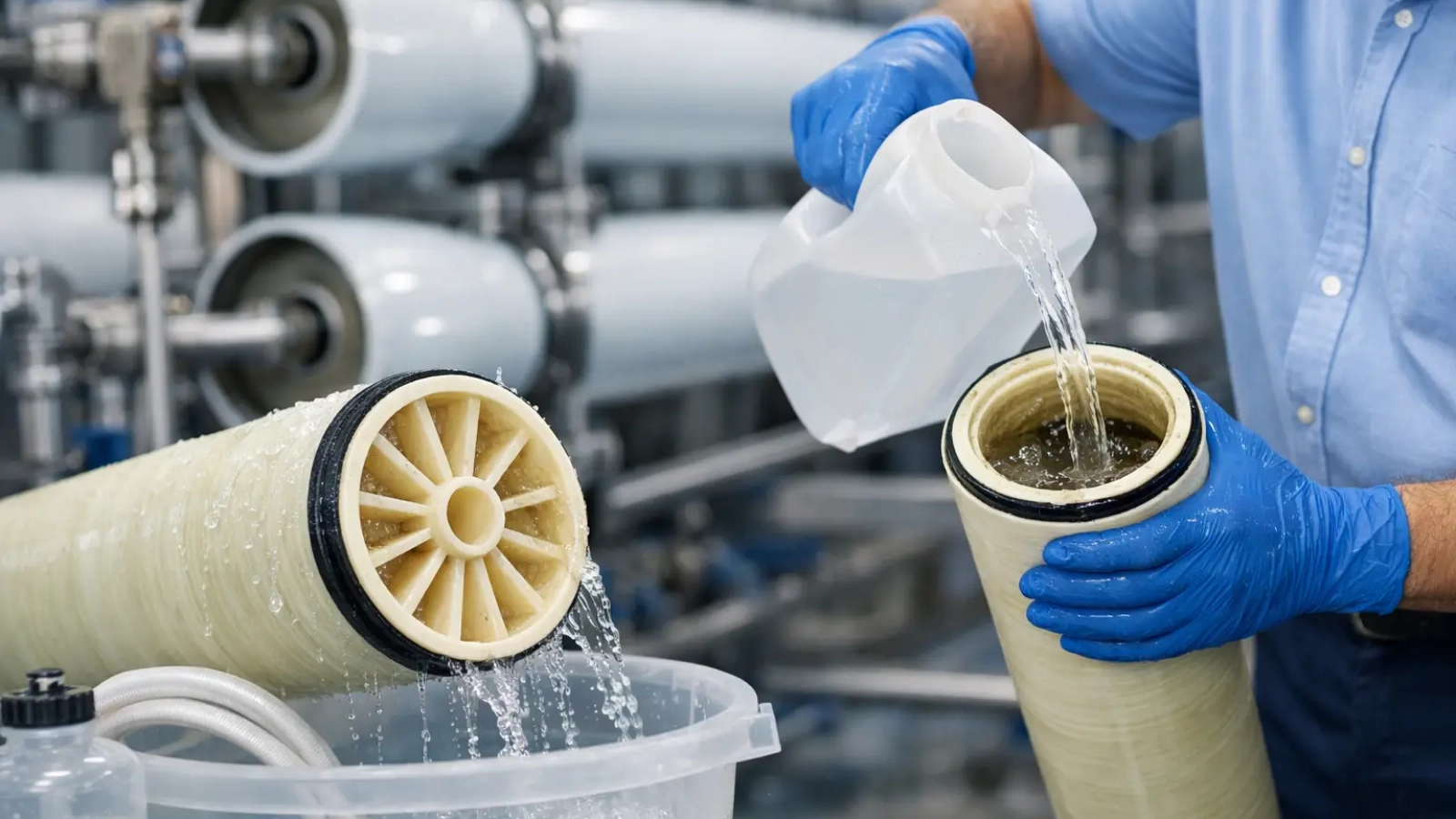 Cómo limpiar membranas de ósmosis inversa
