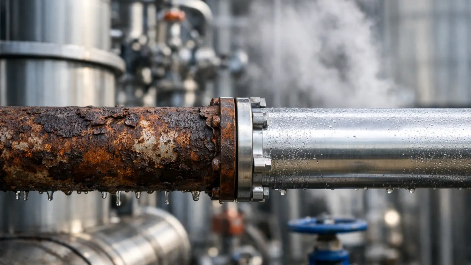 Cómo reducir corrosión en condensados industriales