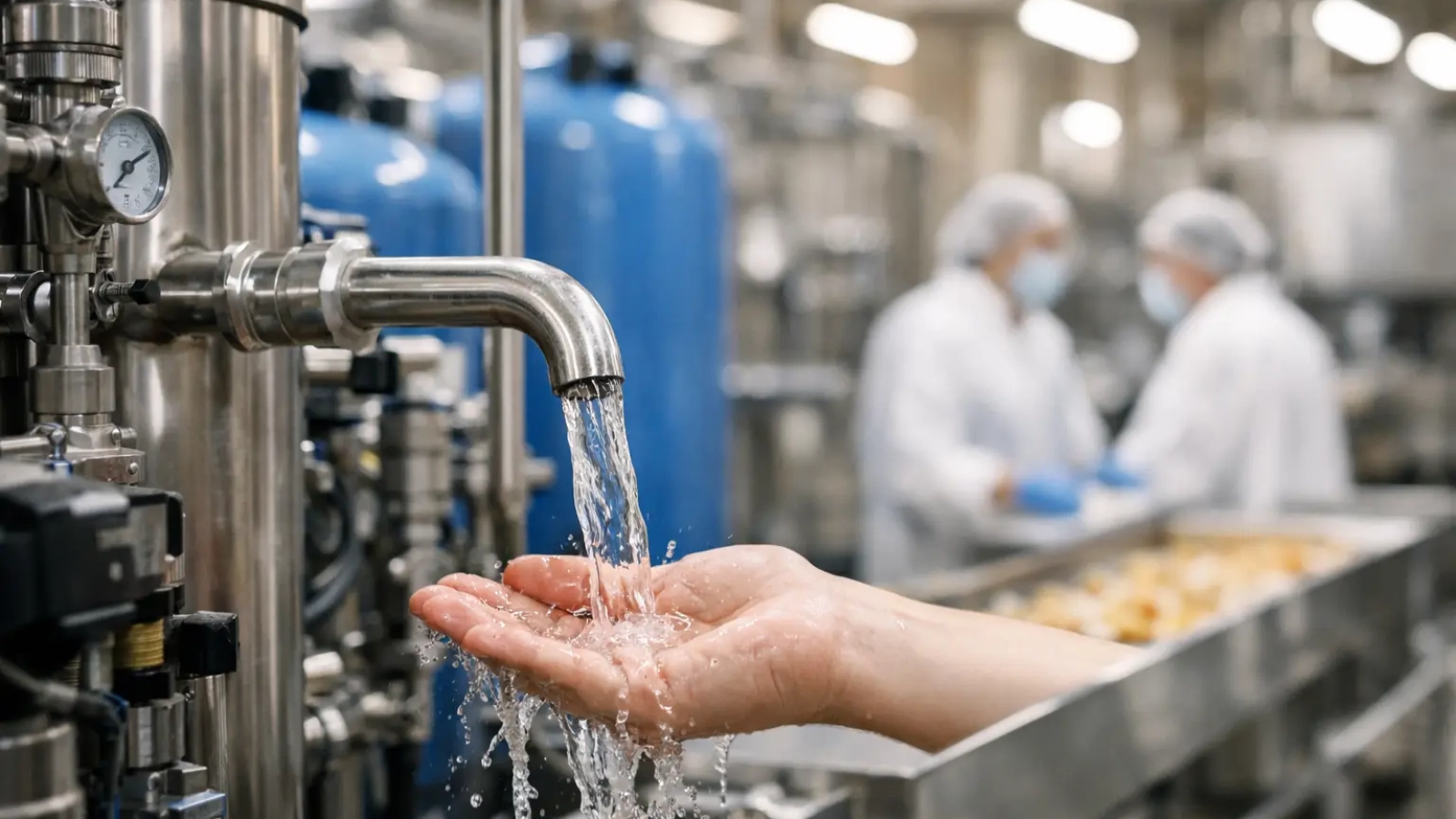 Cómo tratar agua para alimentos en planta
