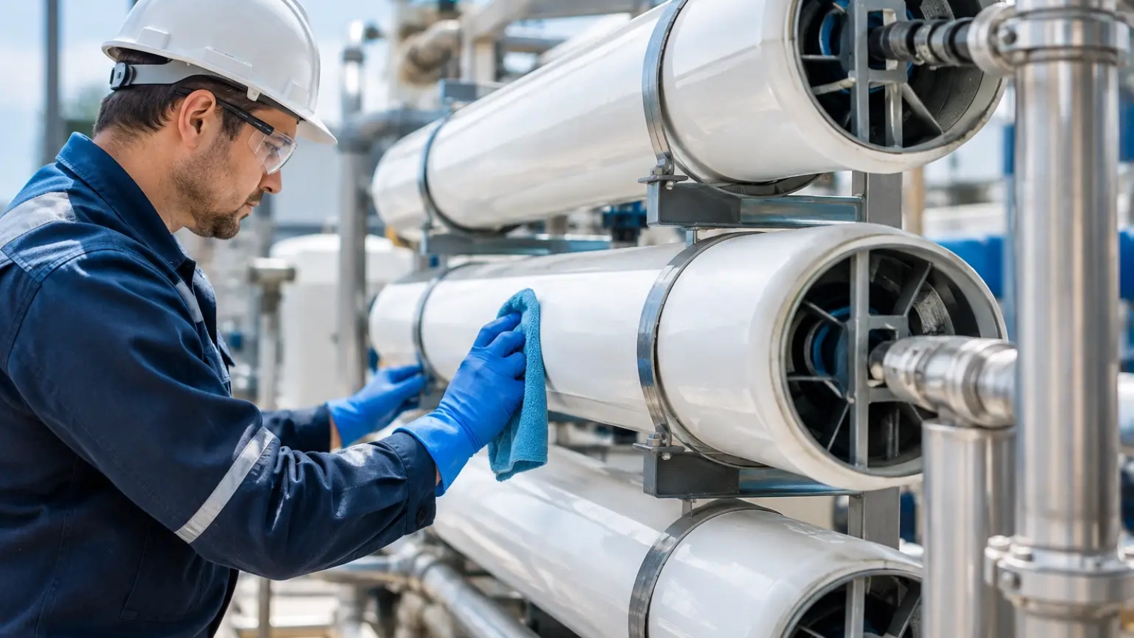Cada cuánto limpiar membranas industriales en planta