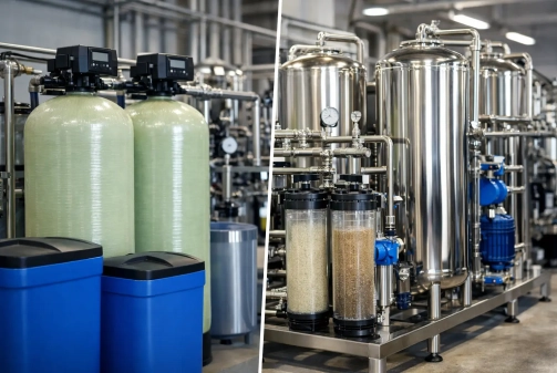 Suavizador de agua vs desmineralizador industrial