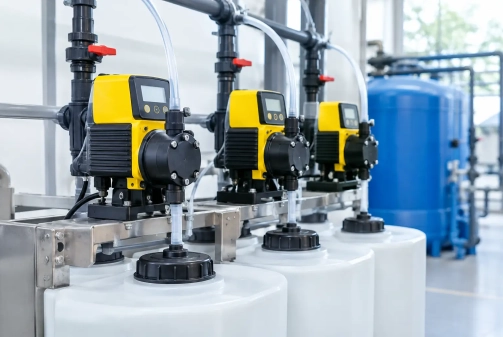 Equipos de dosificación química para control industrial
