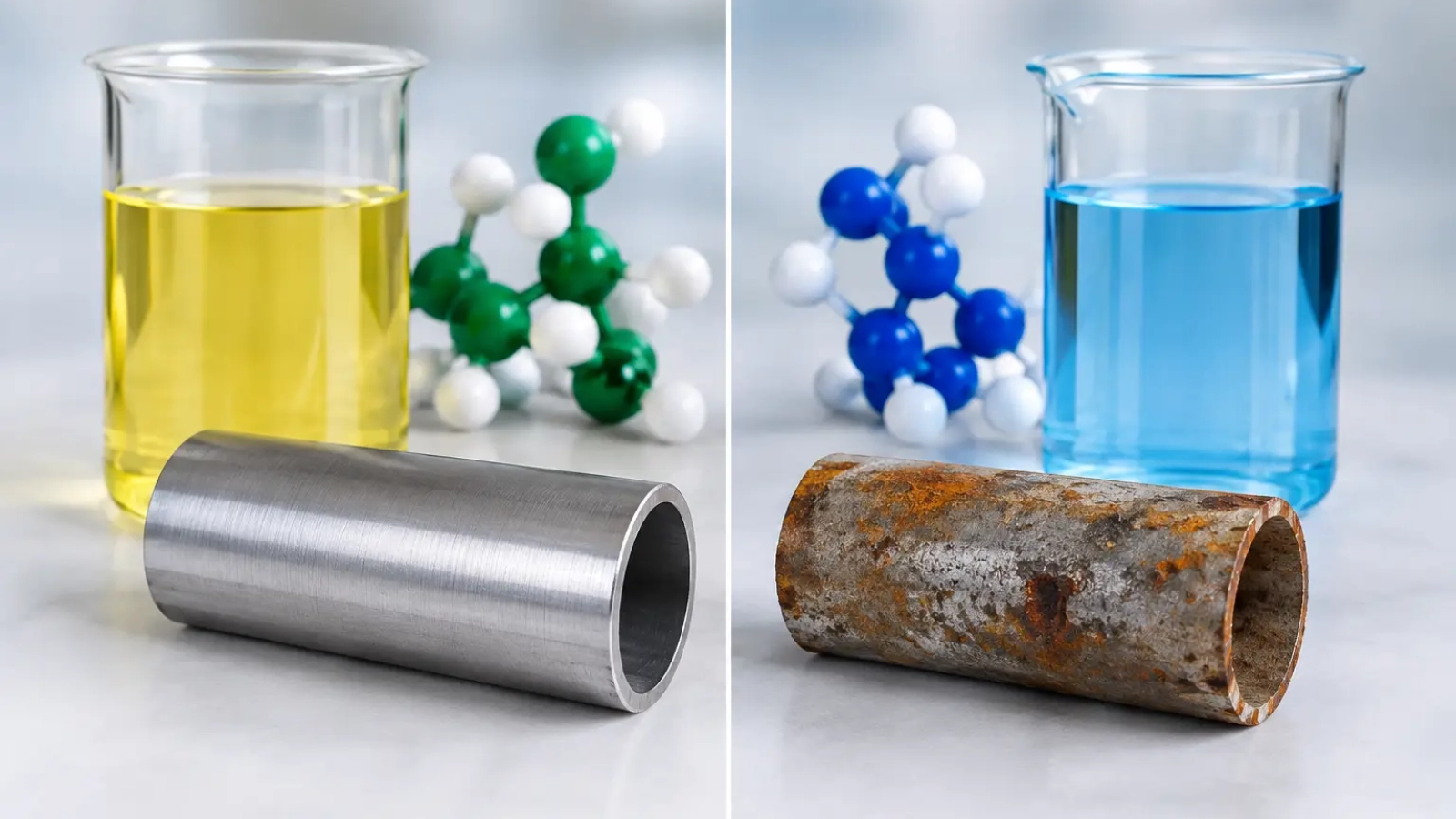 Inhibidores de corrosión orgánicos versus fosfatos